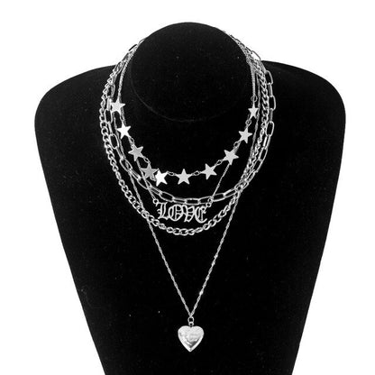 Collier ras de cou Queen Etoile (Argenté)