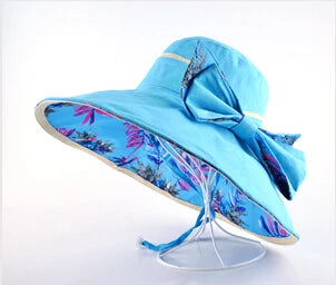 Chapeau Drag Malibu (Bleu ciel)