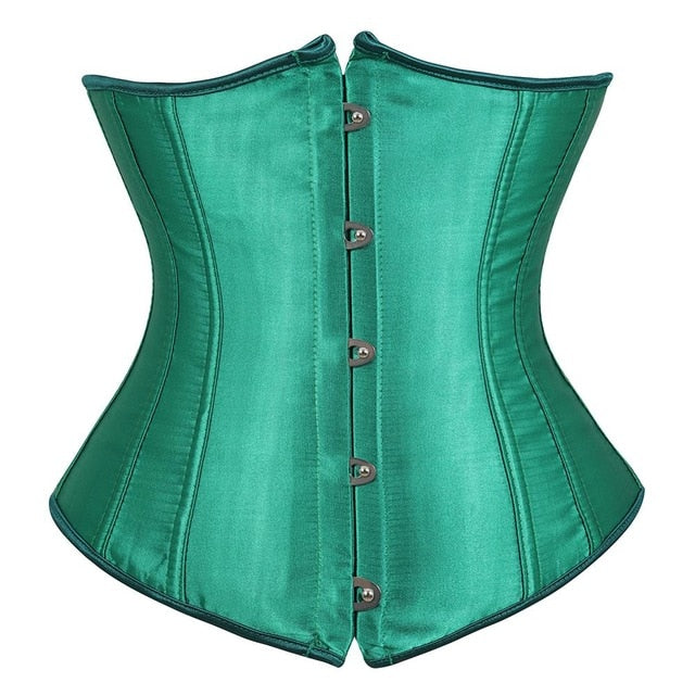 Corset Drag Satin (Vert)