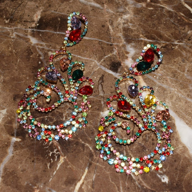 Boucles D'Oreilles Queen Rheal (3 Couleurs)